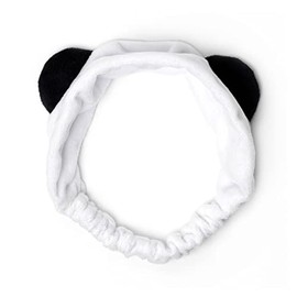 Legami - Me Time 24.5 x 11cm Polyester Panda Hair Band Collecting Hair Makeup Facial Soft Headband