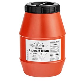 Whole Kalamata Olives Plastic Keg 2 kg nt wt ea (1 Pack)