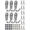Wall Hooks [Hotel Specification] Stylish Stainless Steel Screw Wall Mount