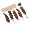 Walnut Wood Carving Knife Non Slip Comfortable Wood Carving Whittling