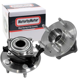 MotorbyMotor 512440 Rear Wheel Bearing and Hub Assembly with ABS 5 Lugs fits for 2010-2017 Chevy Equinox, 2010-2017 GMC Terrain Low-Runout OE Directly Replacement Wheel Hub Bearing Assembly-2pc