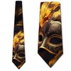 Three Rooker Mardi Gras Ties Mens Masquerade Mask Necktie New