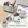 Boperzi Toothbrush and Toothpaste Holder Brushed Nickel Drainage for Bathroom