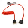SZRMCC 8k 2.1HDMI Cable HDMI to Left HDMI Coiled Cable