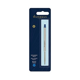 Waterman Refill for Ballpoint Pen | Fine Tip | Blue Ink | Pack of 1