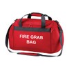 School Evacuation Fire Grab Bag - Printed Red Emergency Kit