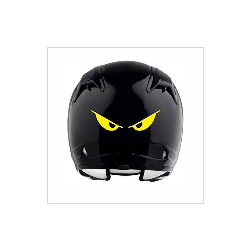 Everything Graphix Evil Eyes No Fear Motorcycle Biker Helmet Reflective