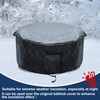Insulated Inflatable Hot Tub Cover Round Full Coverage Hot Tub