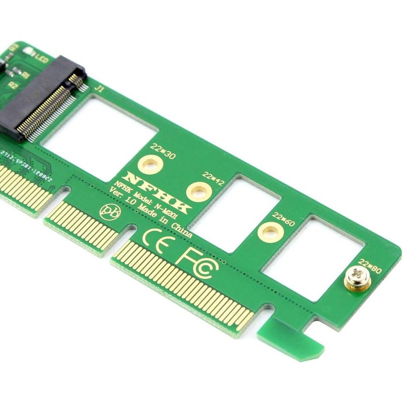 AYMBH NGFF M-Key NVMe AHCI SSD to PCI-E 3.0 Adapter
