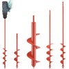 Auger Drill Bit for Planting Set of 4, Garden Auger