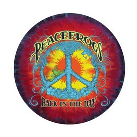 Enjoy It Peace Frogs Back in The Day Peace Frogs Car Sticker, Outdoor Rated Vinyl Sticker Decal for Windows, Bumpers, Laptops or Crafts