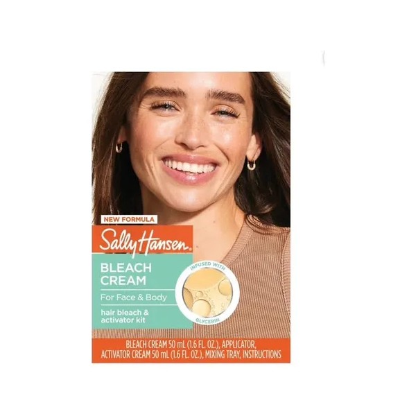 Crema Aclarante Vello Cara Y Cuerpo Sally Hansen Kit Momento