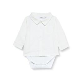 NAME IT Baby Boys' Nbmnasin Shirt Body, bright white