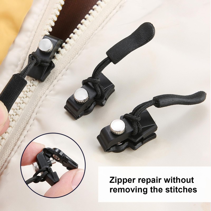 30‑Piece Universal Zipper Repair Kit with Small, Medium & Large