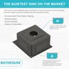 Bathenum 15" x 17" Drop in Bar Sink 304 Stainless