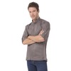 Chef Works Men's Hartford Chef Coat, Graphite Gray, X-Large