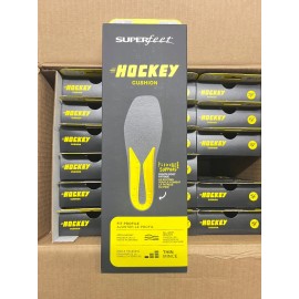 Superfeet Hockey Cushion Insoles - Foam Shoe Inserts for Skates - Size D  M 7-8