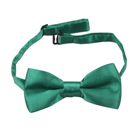 GUCHOL Child Kids Suspenders Bow Tie for Boys and Girls Adjustable Elastic Classic Accessory Sets Age 1 to 13 Year, Green, 33 INCH (6-13 Year)