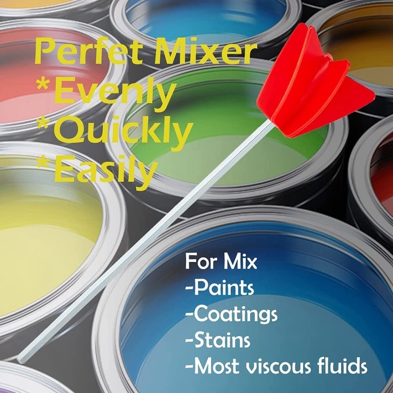 Haskoss Paint Mixer & Epoxy Mixer Attachment with 1/4inch Hex