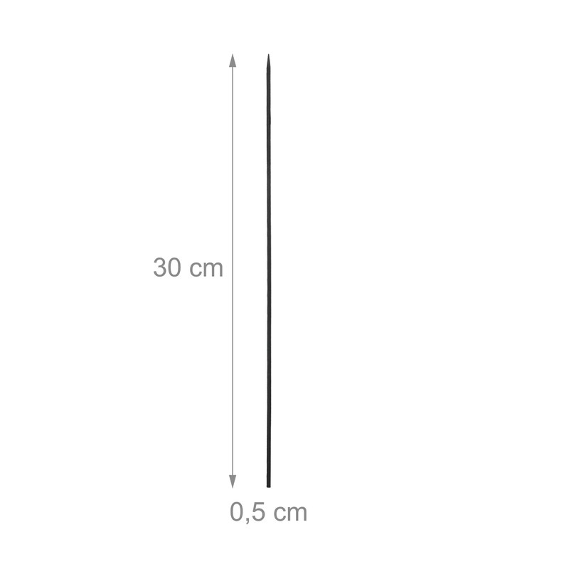 Relaxdays Plant Stakes, Set of 50, H x D 30