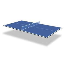 7/8/9ft Mid-Size Ping Pong Conversion Top with Net Set for Billiard and Pool Tables - Regulation Top Converts Billiards into Ping Pong Table Blue/Green/Black (Blue, 7 FT)