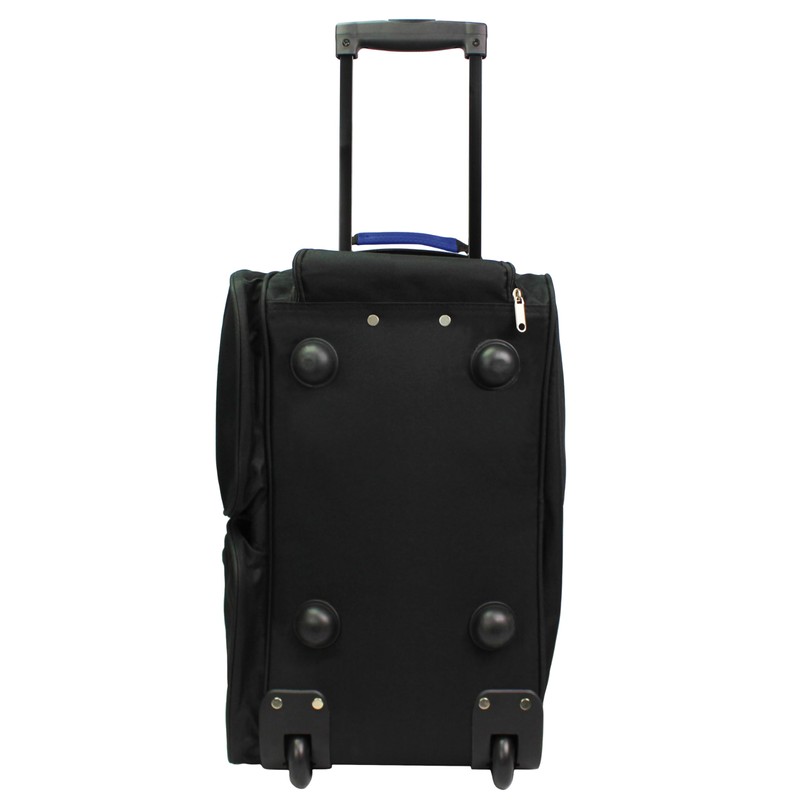 Dejuno 20-inch Carry-on Rolling Duffle Bag - Blue