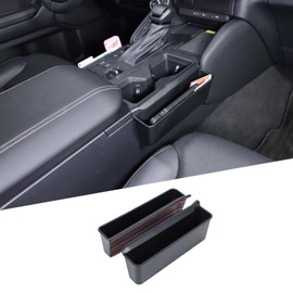 Gear Shift Organizer Tray Fit for Toyota Land Cruiser 250 Prado J250 LC250 2024 2025, Center Console Shifter Storage Box, ABS Storage Tray, Create Extra Storage Space for Driver and Passenger