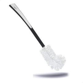 Kerafactum Bottle Brush Long Washing Up Brush Cleans Drinking Bottles Baby Bottles Universal Rinse Brush Bottles Jugs Teapot Coffee Pot Bottle Brush 34 cm Curved Head Better Floor Cleaning