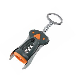 Fackelmann "Soft Corkscrew, Multi-Ply, Grey/Orange/Silver, 17 Cm