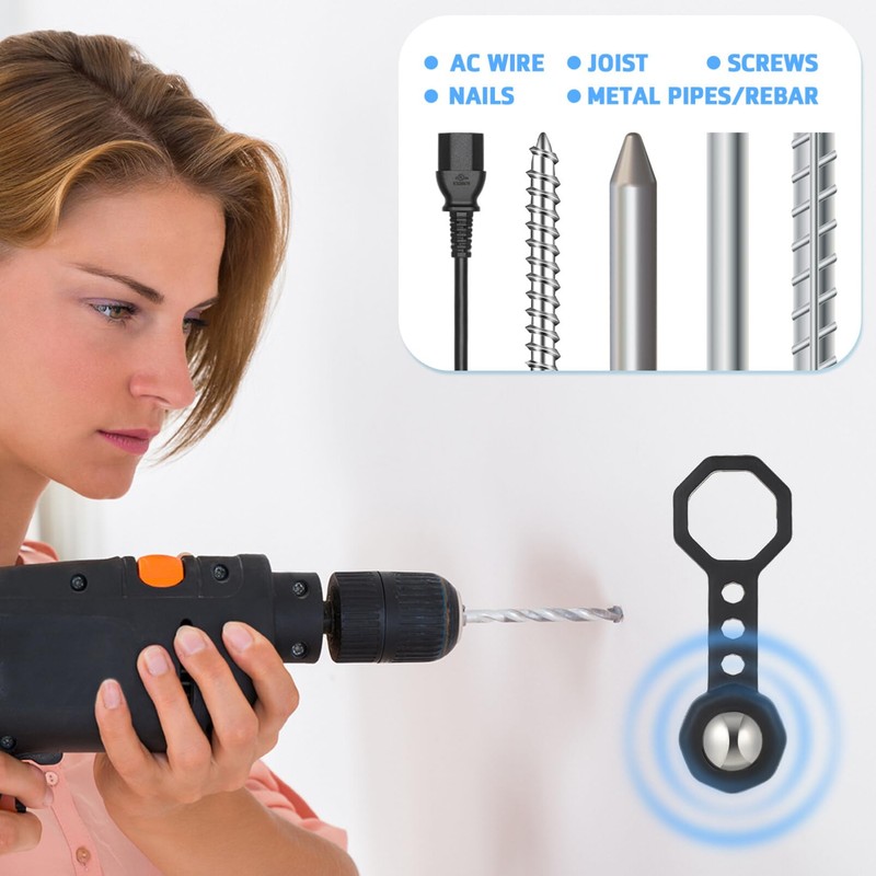 OSALADI Stud Finder Wall Scanner 2pcs Stud Balls Wall Magnetic