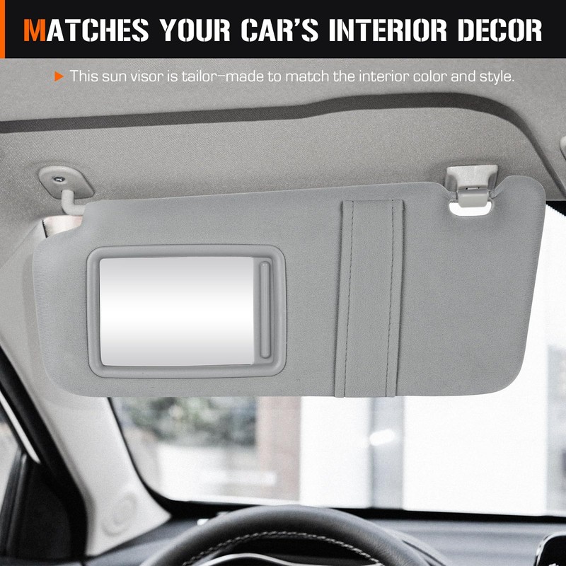 Left & Right Sun Visor with Light for Toyota Camry