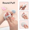 Zvrlampro 4 Pieces Cotton Powder Puff, Soft Makeup Puff for
