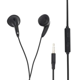 WatioWave Black in ear headphones ideal for surround sound and a unique listening experience. Compact design provides comfort and secure fit with every use.