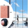 LELYFIT Passport Book Holder Cover Case with Elastic Strap,PU Leather
