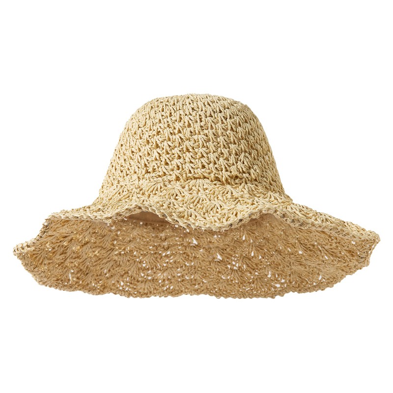 Lanzom Womens Ladies Straw Hat Wide Brim Beach Sun Cap