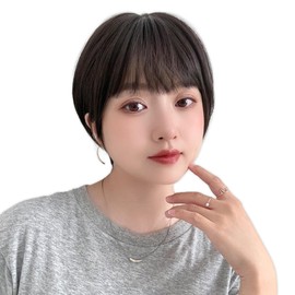 Bright Lara hf1784-CR Women's Short Full Wig, Bob, Inner Color, Blonde, Men's Dress Wig,