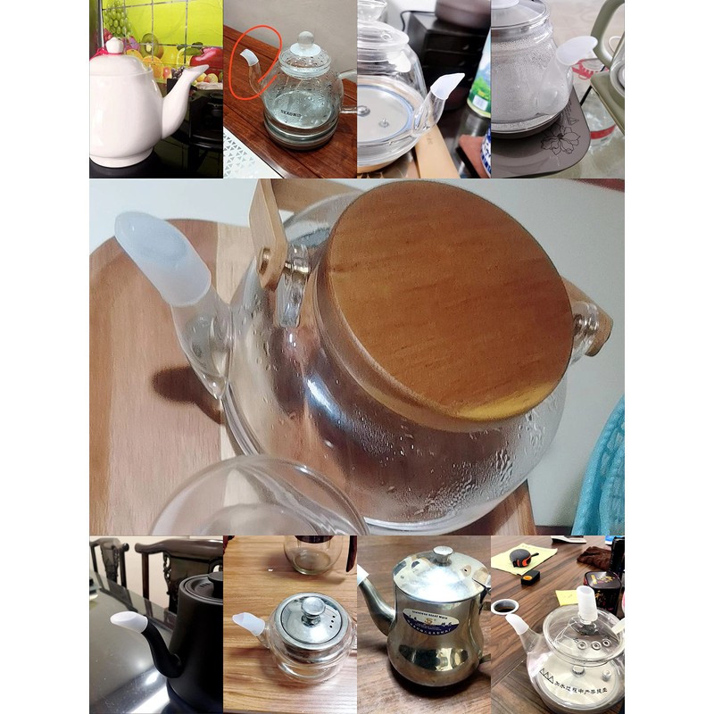 Coffeepot Teapot Spout Dustproof Protectors，Silicone Teapot Tea Pot Spout Cover