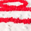 BlueRica Neon Red Puka Shell Chips Necklace & Anklet Set