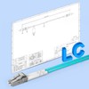 10Gtek OM3 Multimode Duplex LC/LC 10Gb 40Gb Fiber Optic Cable