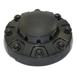 Fuel Rider Set of 2 Gloss Black ABS Center Caps Compatible with 19-22 Ram 3500 Front Pair