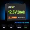 XZNY 12V 20Ah Lithium Battery, 4000+ Cycles 12V LiFePO4 Battery