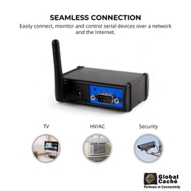 Global Caché WF2SL iTach WiFi to Serial Module - Connects RS232 Control Devices to a Wi-Fi Network