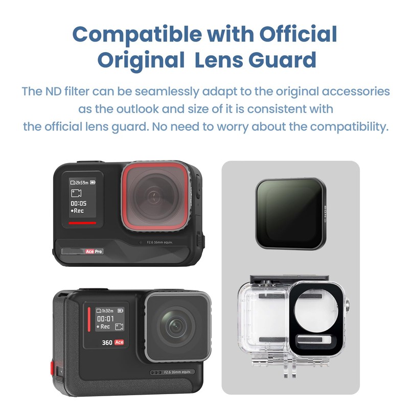 ZLiT For Insta360 Ace/Ace Pro Lens Filter Kit, UV/CPL/CPL +