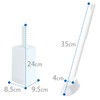レック corronII トイレブラシ ウェーブ植毛 (ケース付き) ホワイト