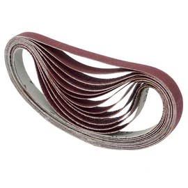 48 Pieces SBS Abrasive belt 13 x 451mm Mix Pack 8 pcs. Grain P40/60/80/120/180/240