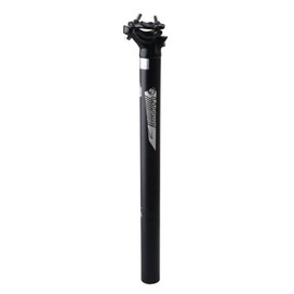JEELAD Bicycle Seatpost Saddle Post Aluminum Seat Pillar 25.4/27.2/28.6/30.4/30.9/31.6 X 400mm MTB Road Bike Cross Bike Mountain Bike Frosted (01 Black, 27.2 x 400mm)
