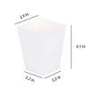 AimtoHome AimtoHome White Popcorn Boxes Mini Paper Popcorn Box Cardboard