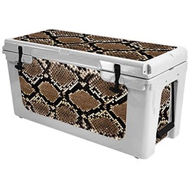 MightySkins (Cooler Not Included) Skin Compatible with RTIC 65 Cooler (2017 Model) - Rattler | Protective, Durable, and Unique Vinyl Decal wrap Cover | Easy to Apply | Made in The USA