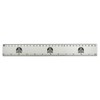 'Clown New Year 2025' 30cm (12 Inch) White Plastic Ruler