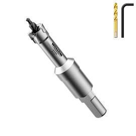 Mollom 1-3/8Inch (35mm) 2Pcs Heavy Duty Carbide Hole Saws, Hole Cutters for Stainless Steel, mild Steel, Iron, Copper, Brass, Plastic